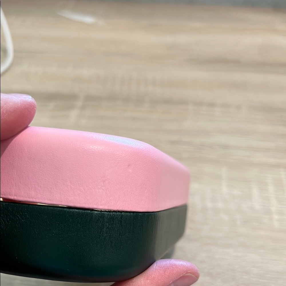 Kate Spade Pink and Dark Green Sunglasses Case ONLY See pics for condition 1-233 - Picture 10 of 12